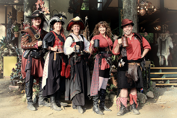 2013 New York Renaissance Faire Program Photograph for Crimson Pirates